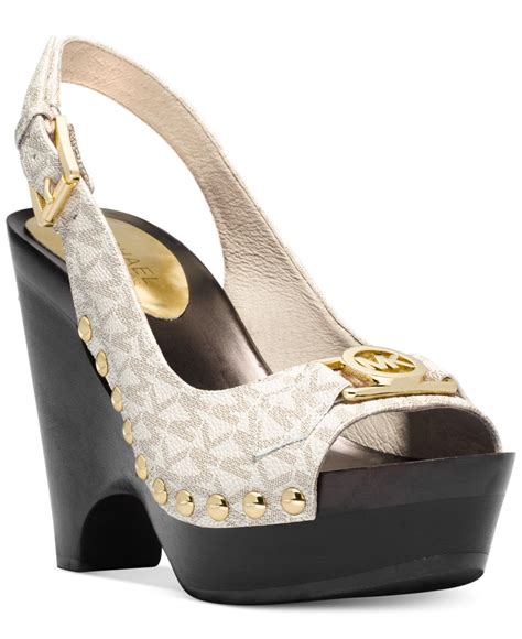 michael kors charm sling wedge|Michael michael kors charm sling + FREE SHIPPING .